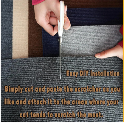 Selbstklebendes Kratzbrett für Katzen – Schutz für Sofa & Wand (zuschneidbar)
